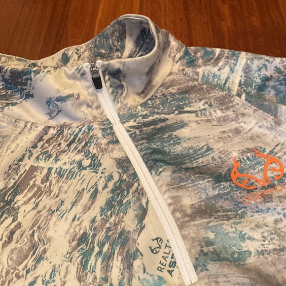 Ocean Coast EUC Realtree Aspect Women’s Fishing Teal Performance 1/4 Zip… - Picture 13 of 15